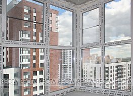 Панорамное остекление балкона Рехау Делайт г-образной конфигурации